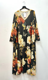 Robe longue plissée