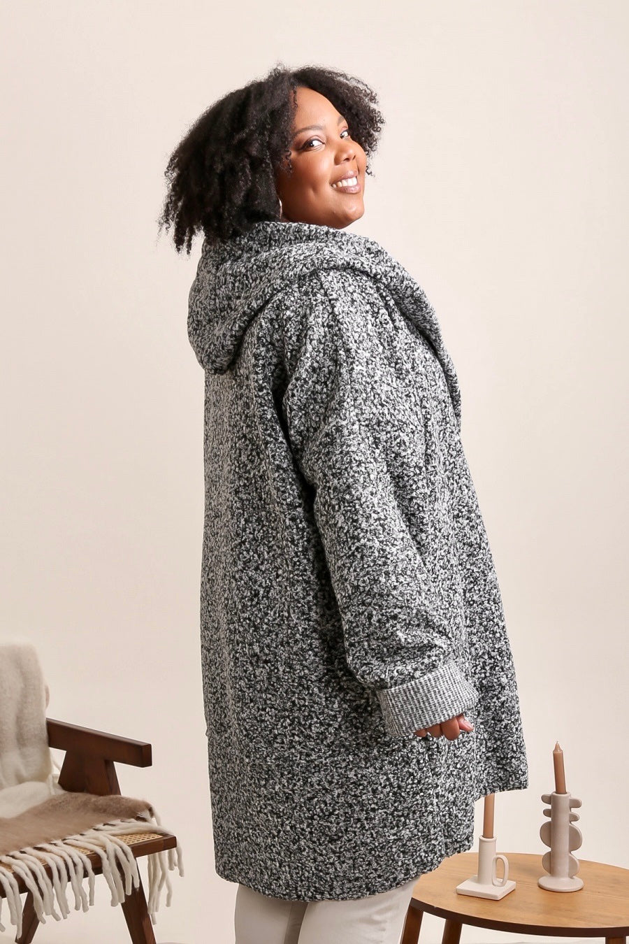 Manteau bouclette SUPER