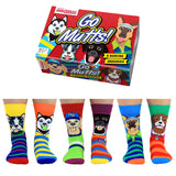 GO MUTTS ! | Coffret cadeau de 6 chaussettes dépareillées - 39-46