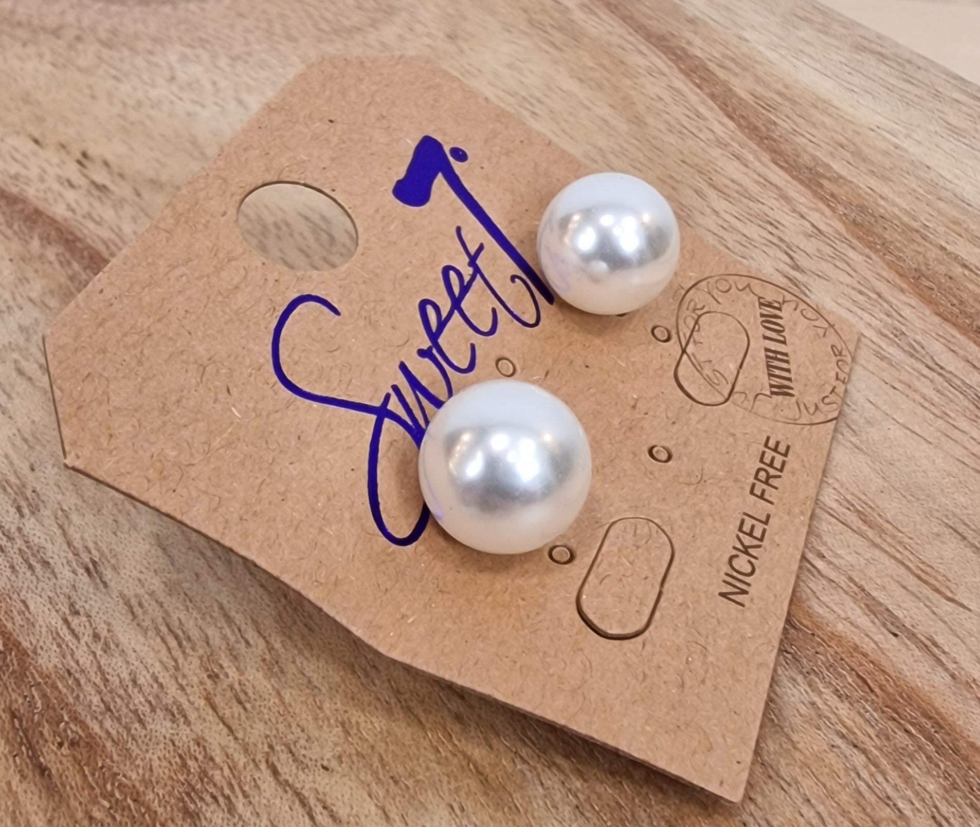 Boucles d'oreilles perles