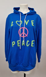 Pull à capuche Love Peace (42-46)