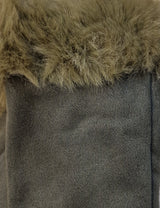 Gants avec bord fourré