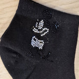 Chaussettes courtes avec petits brillants