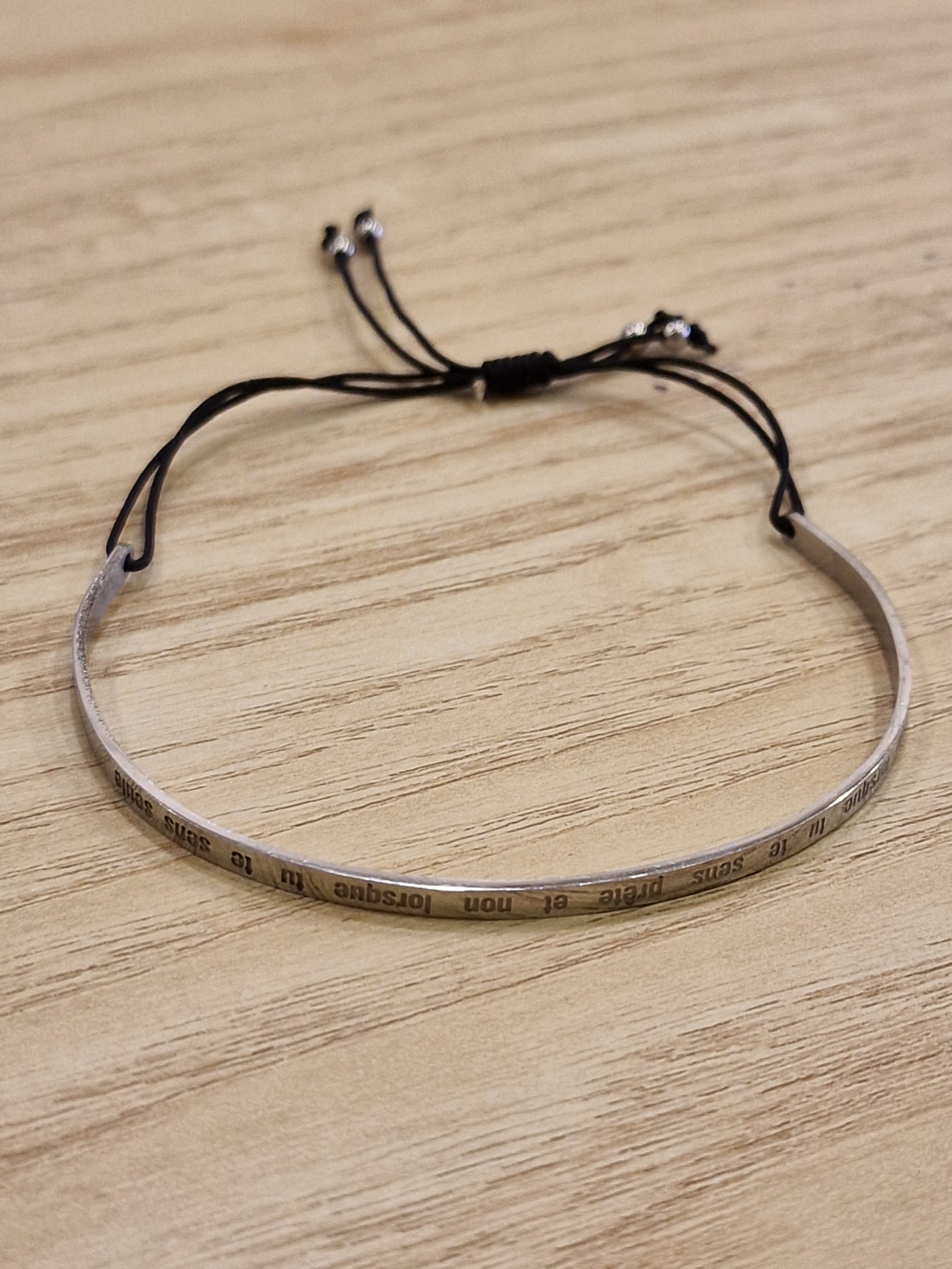 Bracelet acier rigide