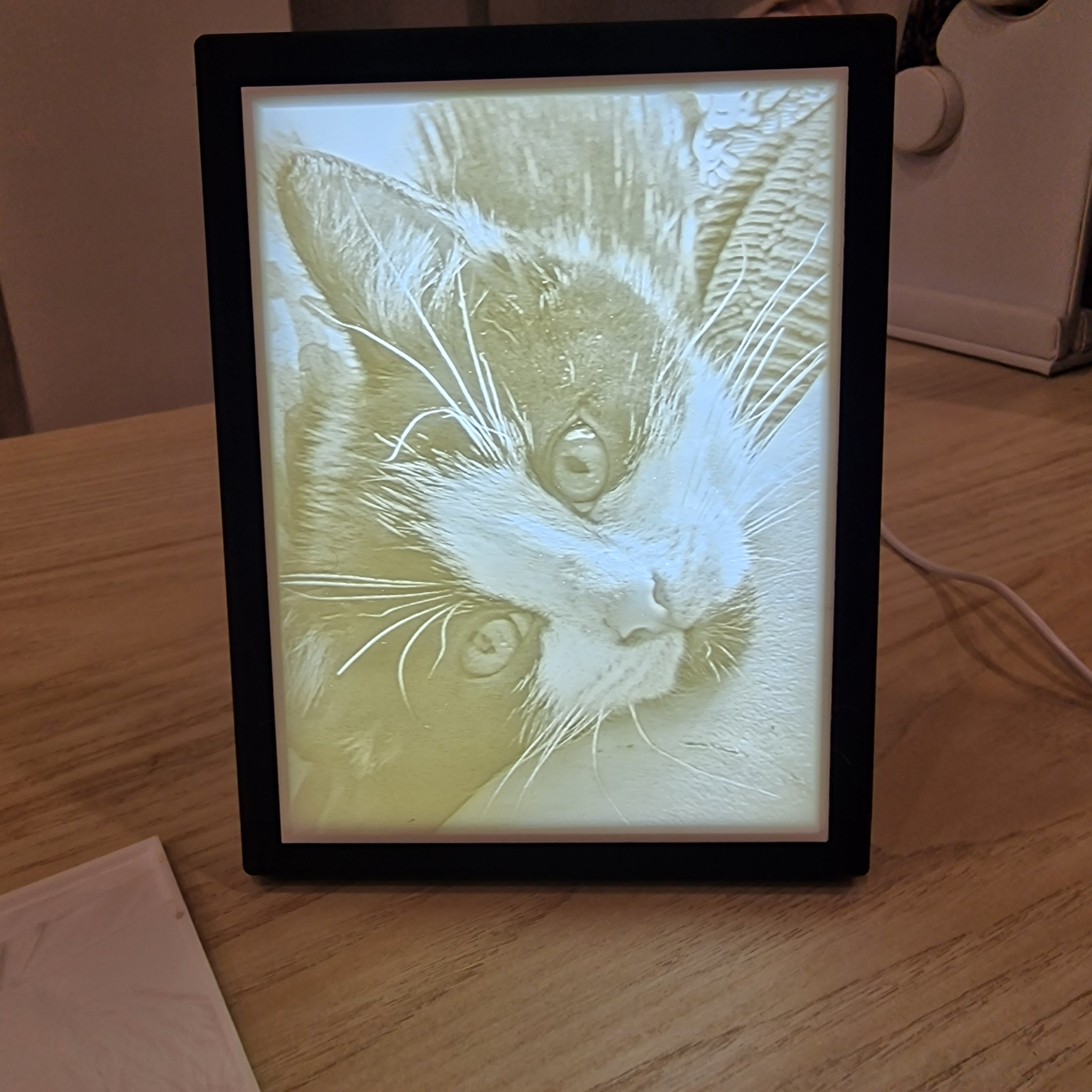 Votre photo en lithophanie (pack complet)