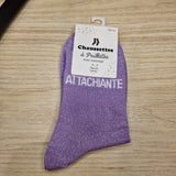 Chaussettes à paillettes - Attachiante (36-42)