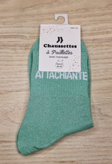 Chaussettes à paillettes - Attachiante (36-42)
