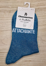 Chaussettes à paillettes - Attachiante (36-42)