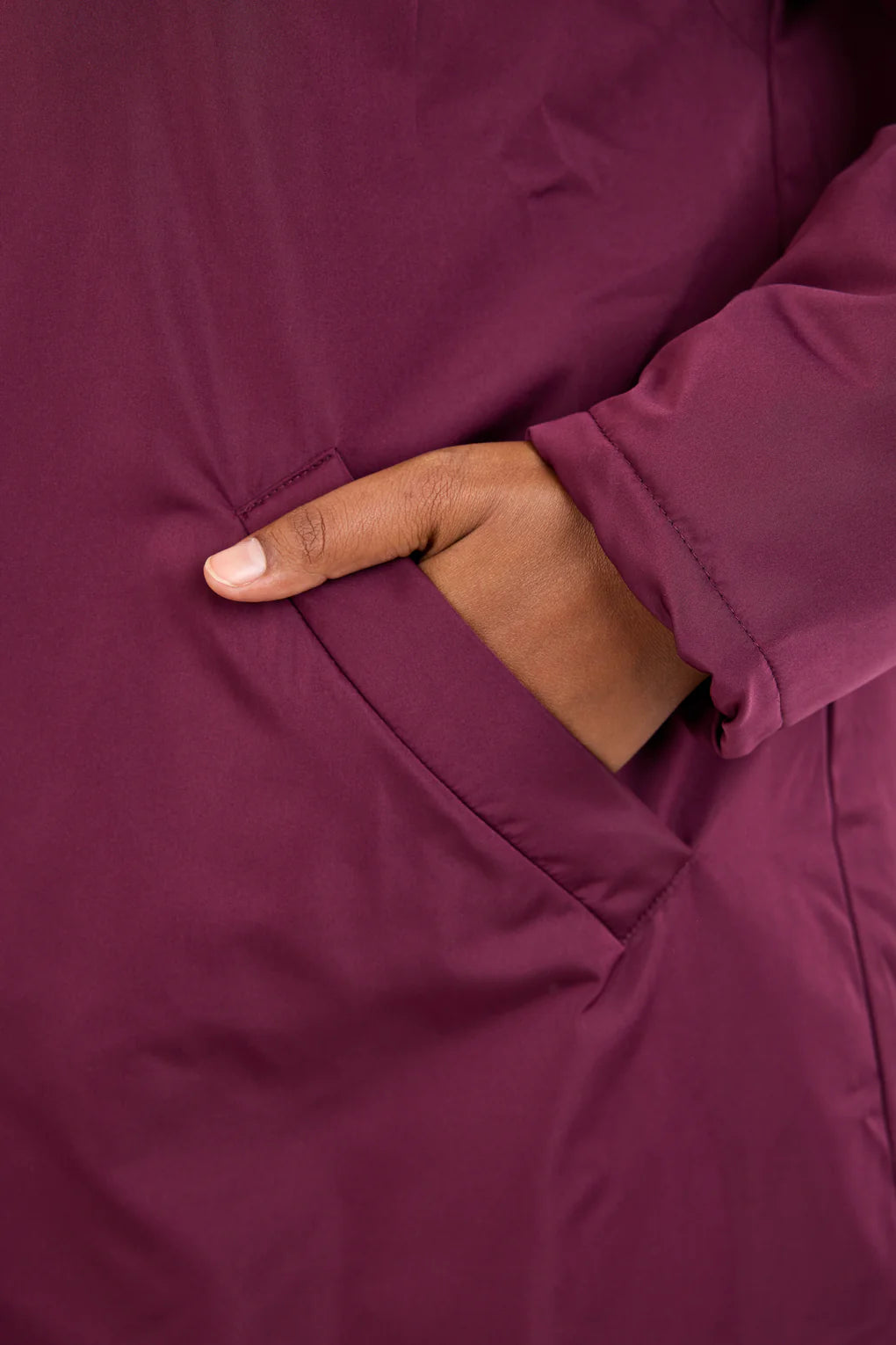 Parka avec tirette et capuche