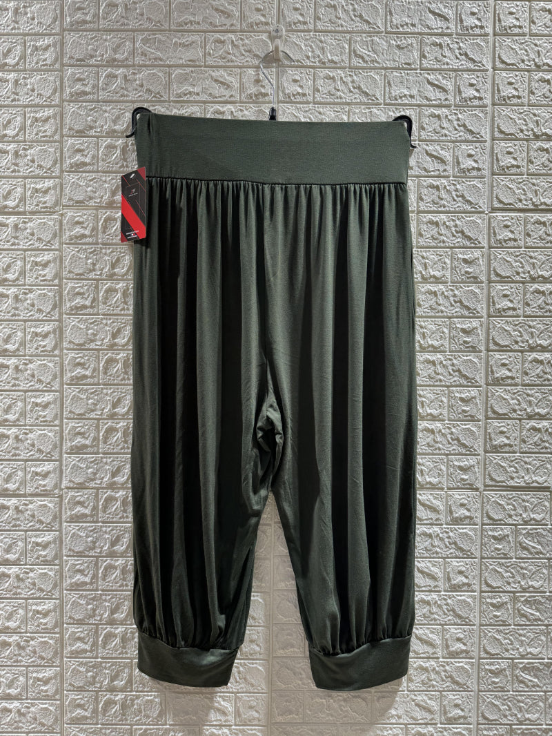 Pantacourt sarouel taille élastique