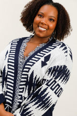 Gilet ouvert avec franges