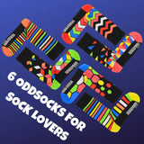SOCKS ADDICT | Coffret cadeau de 6 chaussettes dépareillées - 39-46