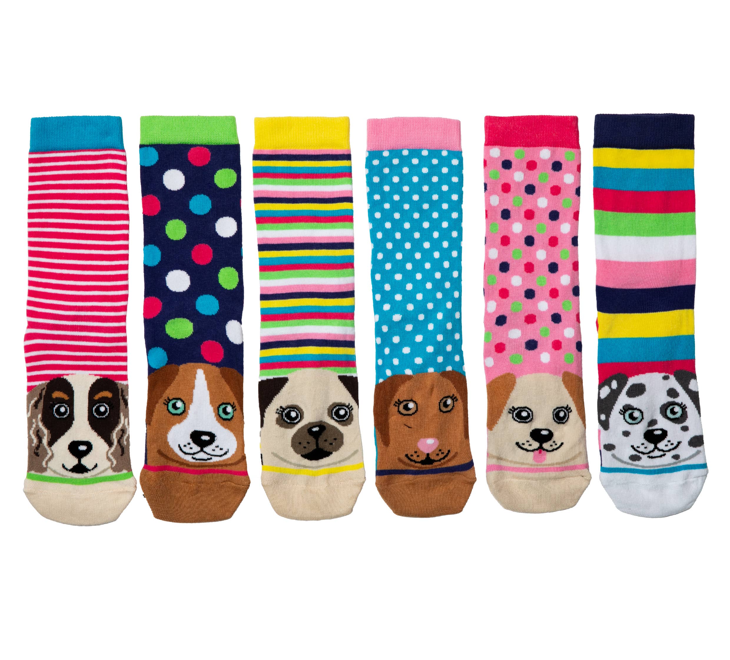 PAWSOME | Coffret cadeau de 6 chaussettes dépareillées - 37-42