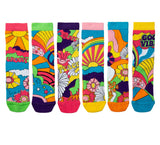 HIPPY GO LUCKY | Coffret cadeau de 6 chaussettes dépareillées - 37-42