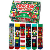 CRACKIN' CHRISTMAS | Coffret cadeau de 6 chaussettes dépareillées - 39-46