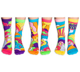 HIPPY GO LUCKY | Coffret cadeau de 6 chaussettes dépareillées - 37-42