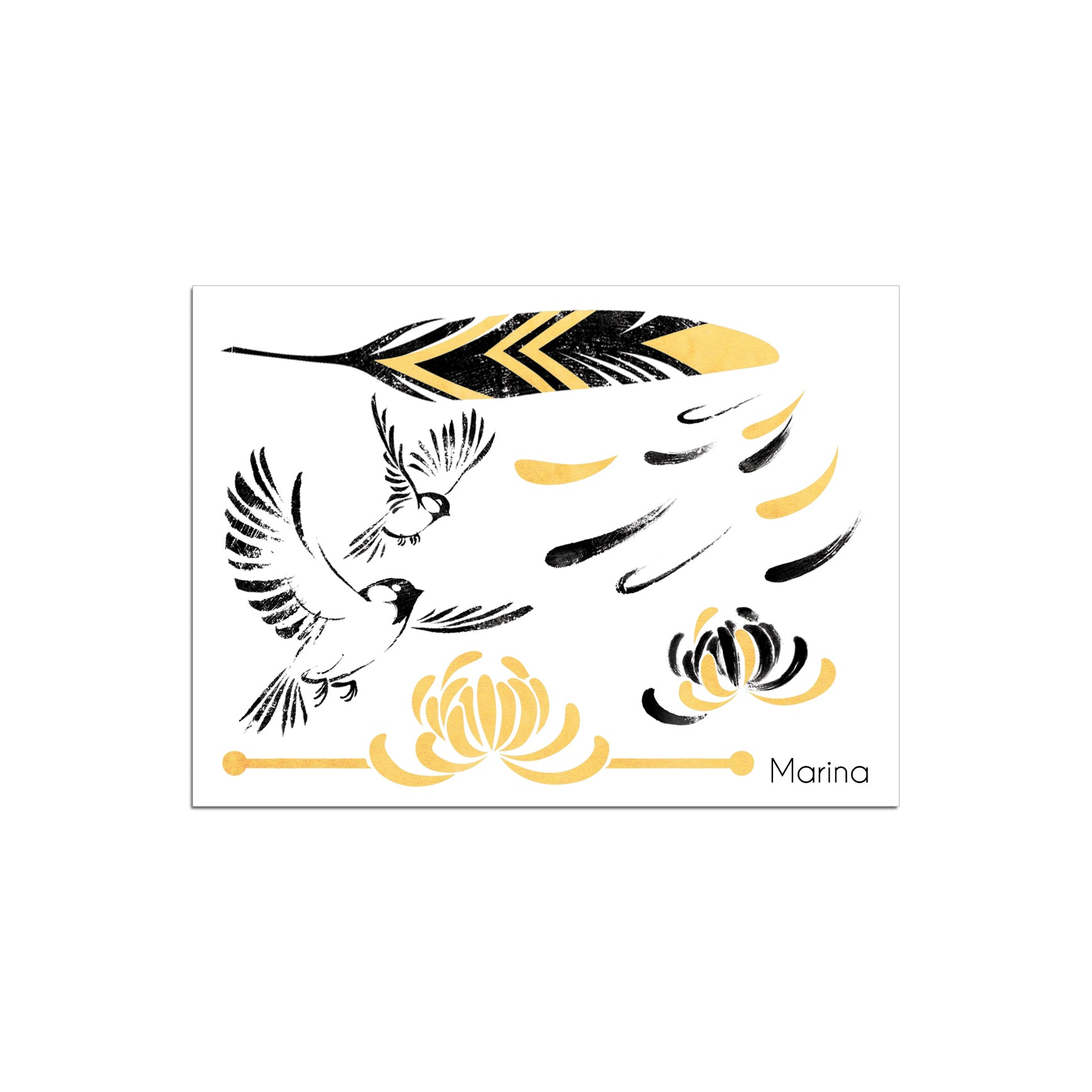 Tattoo Mini - Mini Sparrow