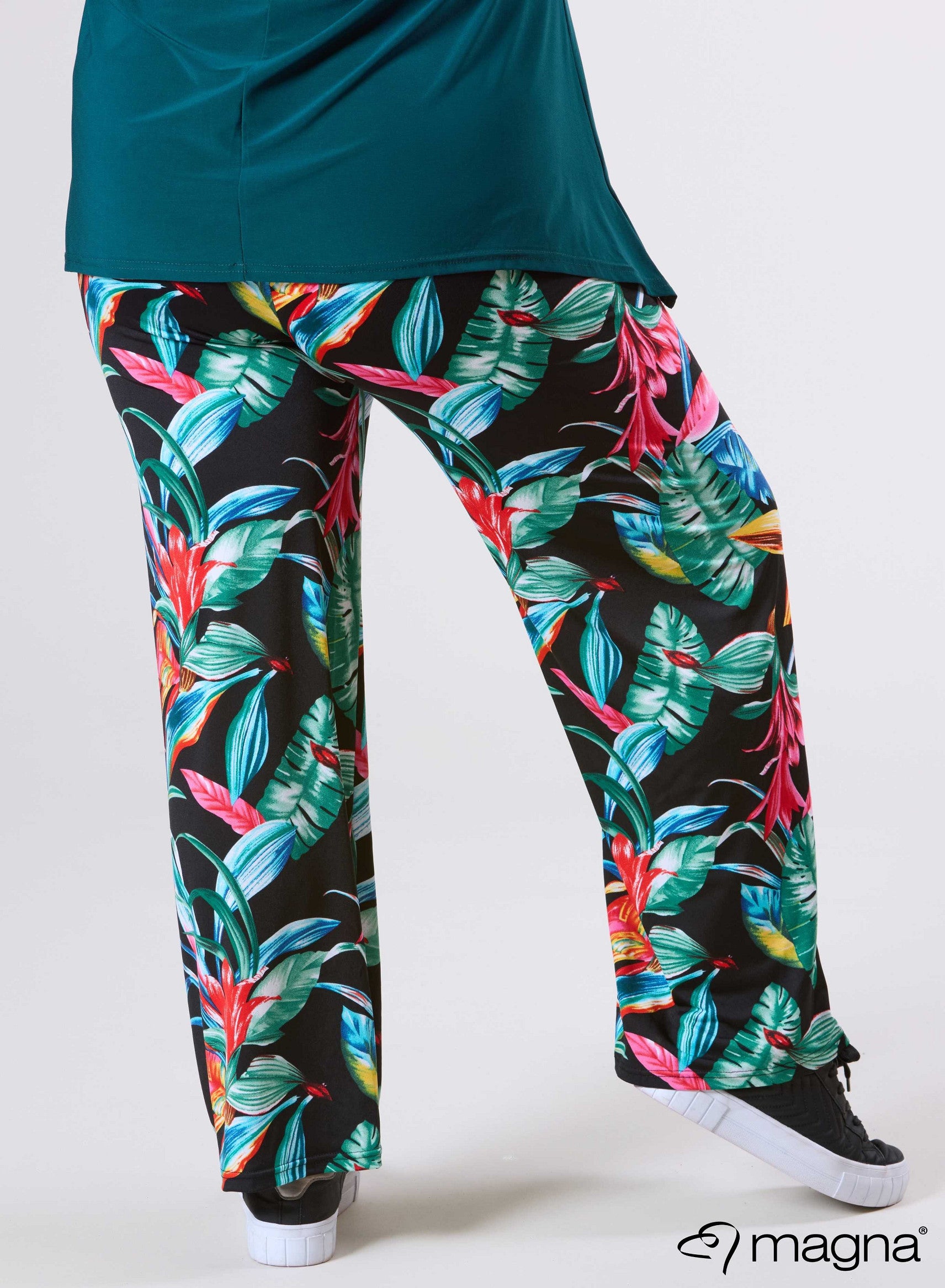 Pantalon droit - Feuillage d'automne