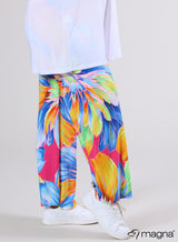 Pantalon fleurs colorées