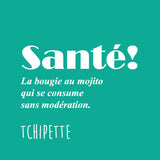 Bougie artisanale - Santé! (Mojito)