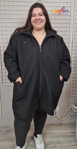 Manteau Laine avec capuche