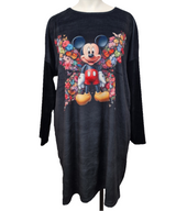 Robe de nuit en velours - Mickey Papillons