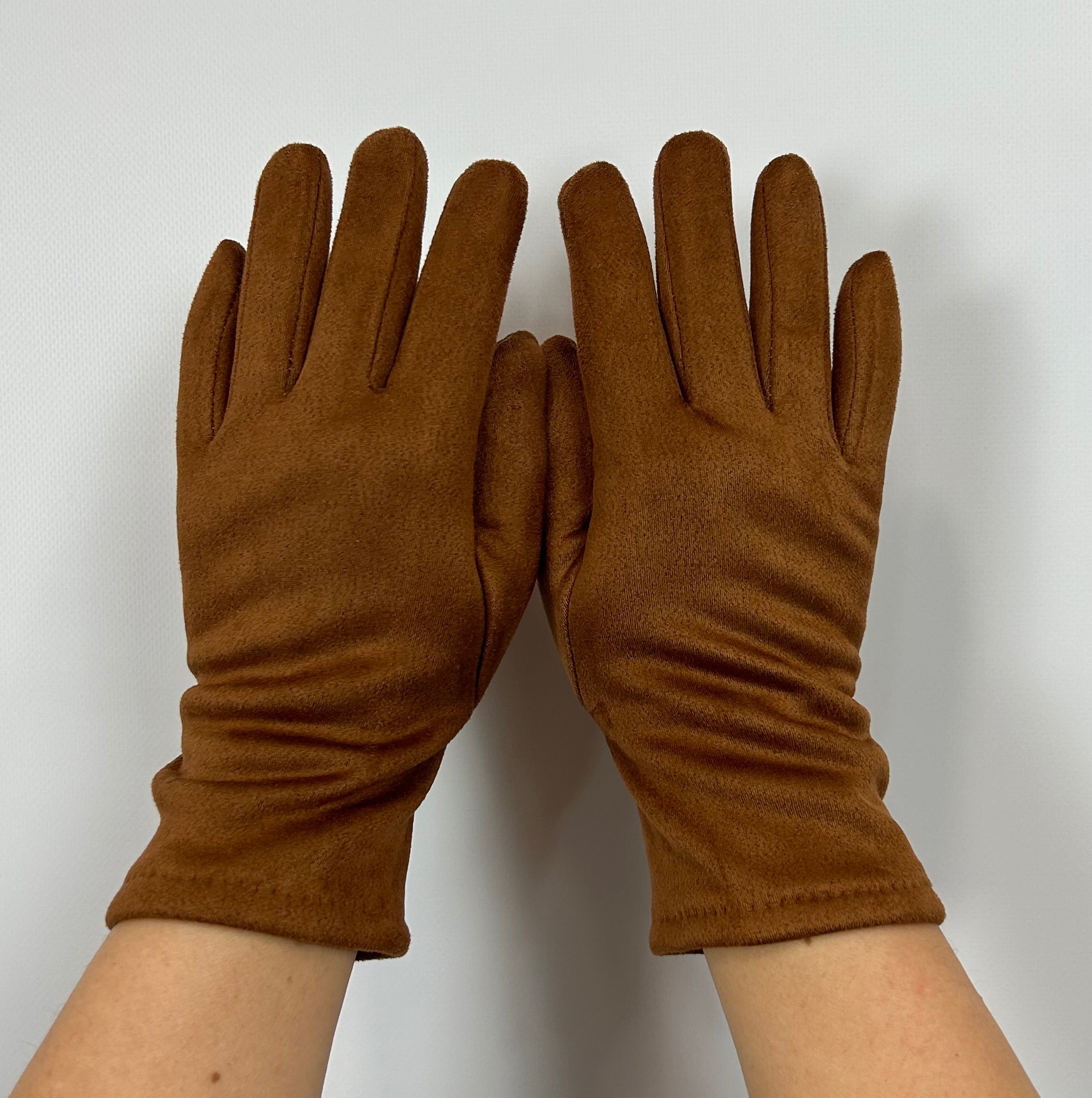 Gants en suédine