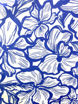 Tunique KATY Longue - Fleurs Royal