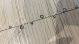 Bracelet pour cheville Fleur percée