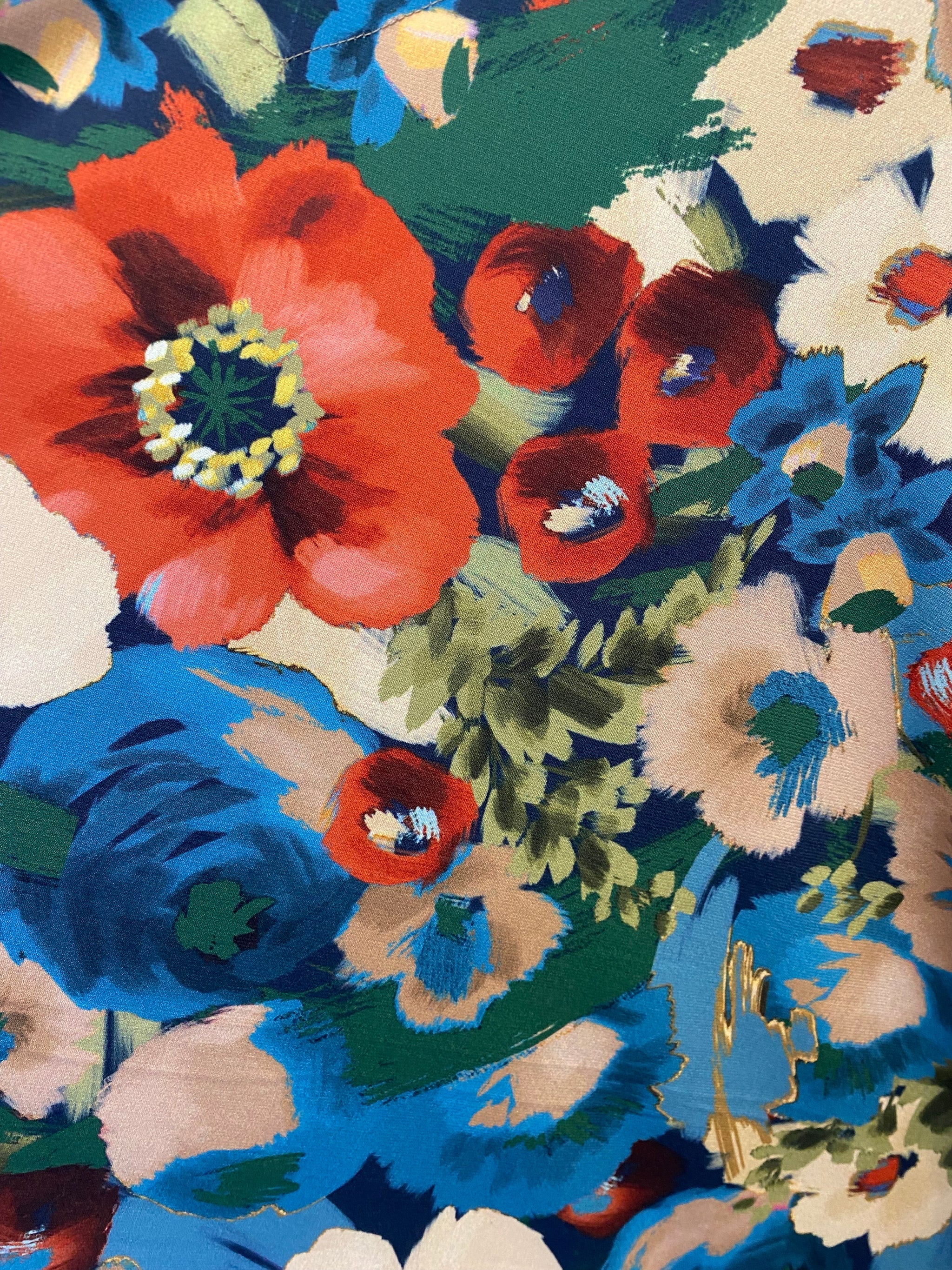 Tunique KATY courte - Fleurs paysage