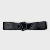 Ceinture en cuir brillante
