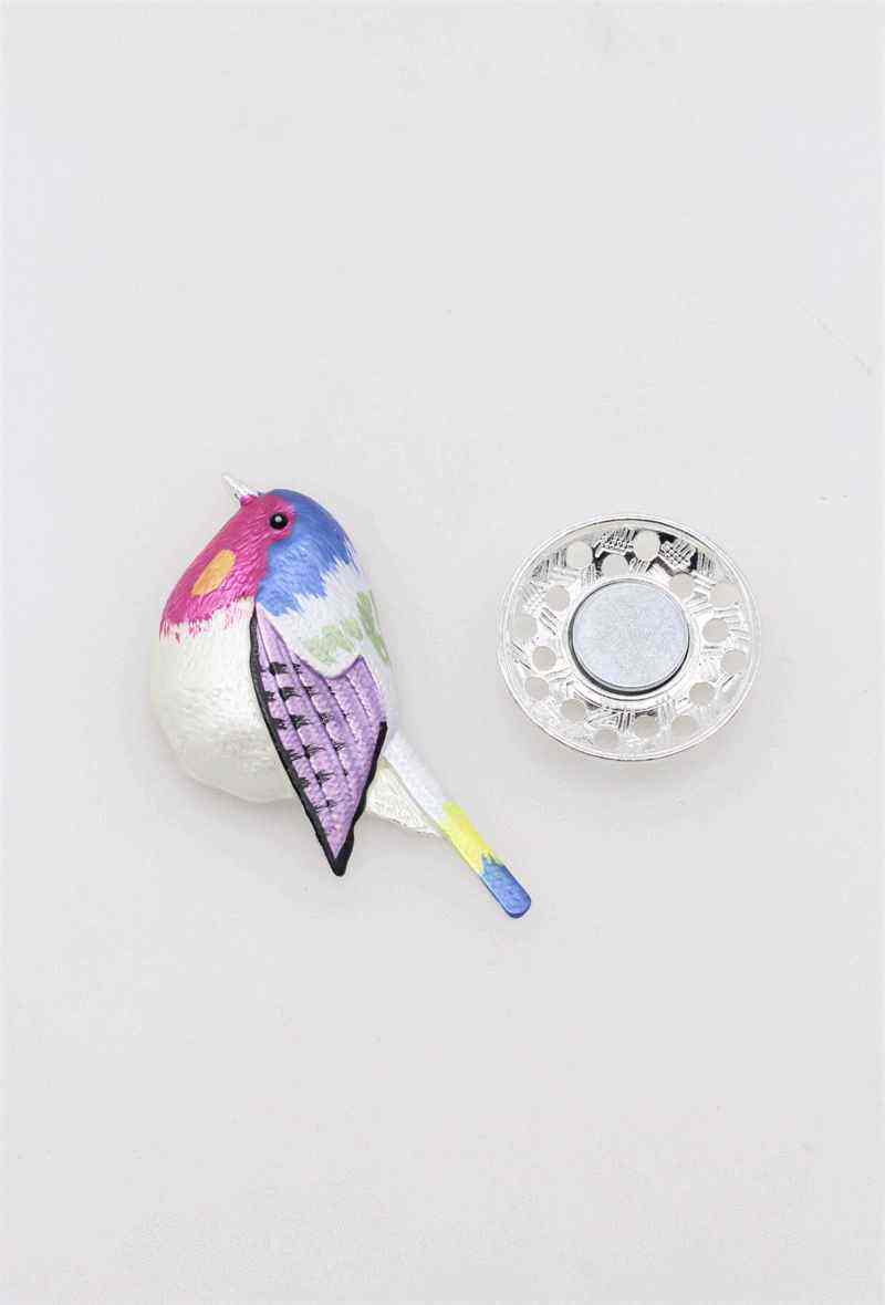 Broche aimantée - Oiseaux