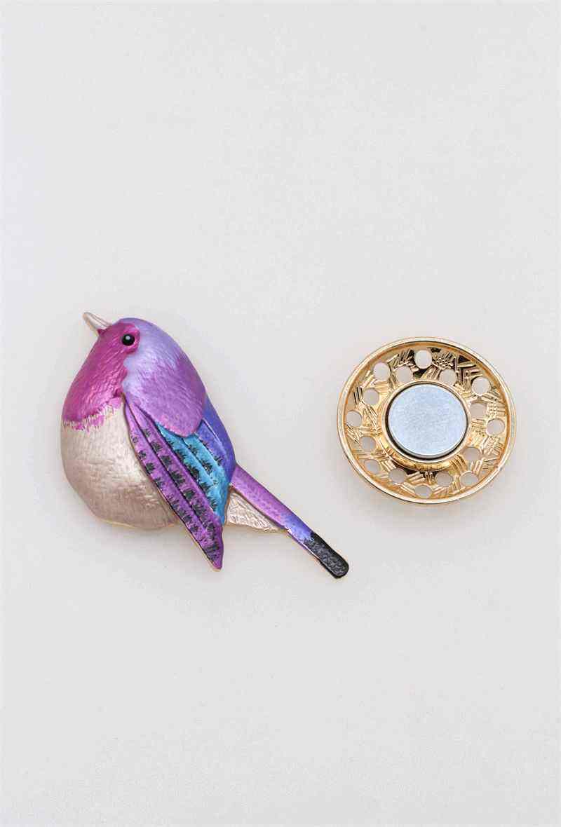 Broche aimantée - Oiseaux