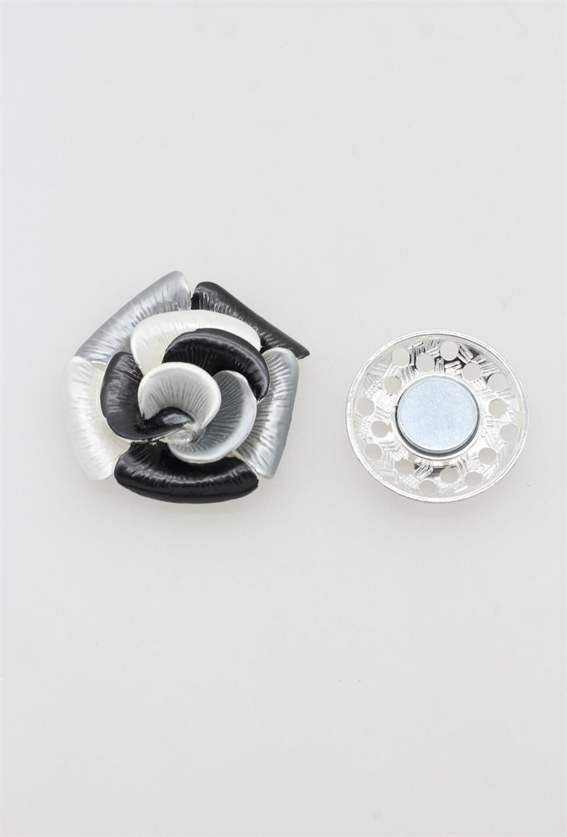 Broche aimantée - Rose