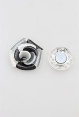Broche aimantée - Rose