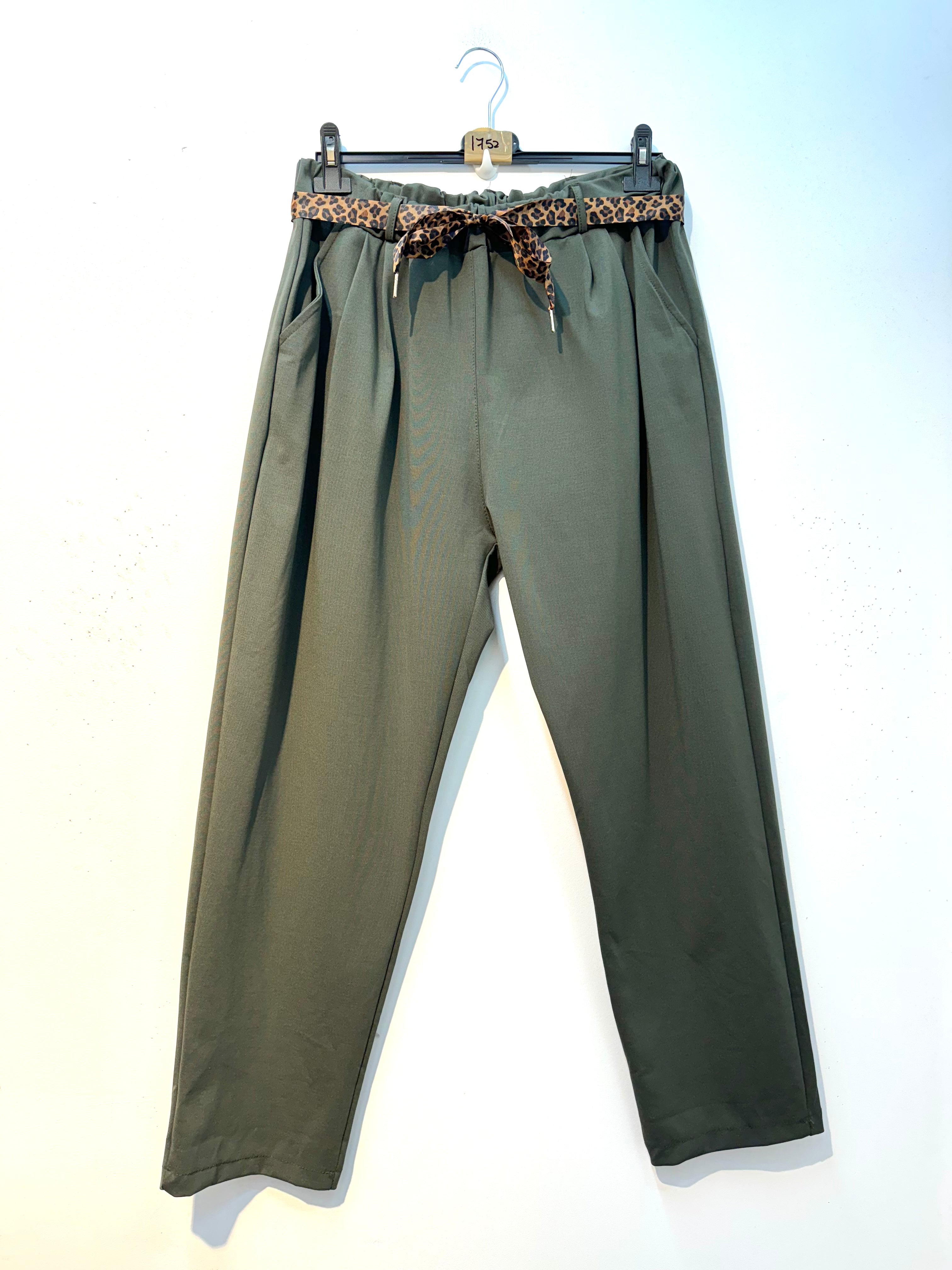 Pantalon Paperbag stretch