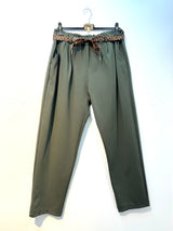 Pantalon Paperbag stretch