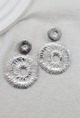 Boucles d'oreilles Cercles frappés
