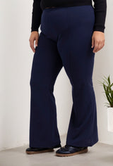 Pantalon stretch coupe évasée
