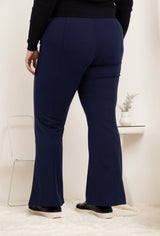 Pantalon stretch coupe évasée