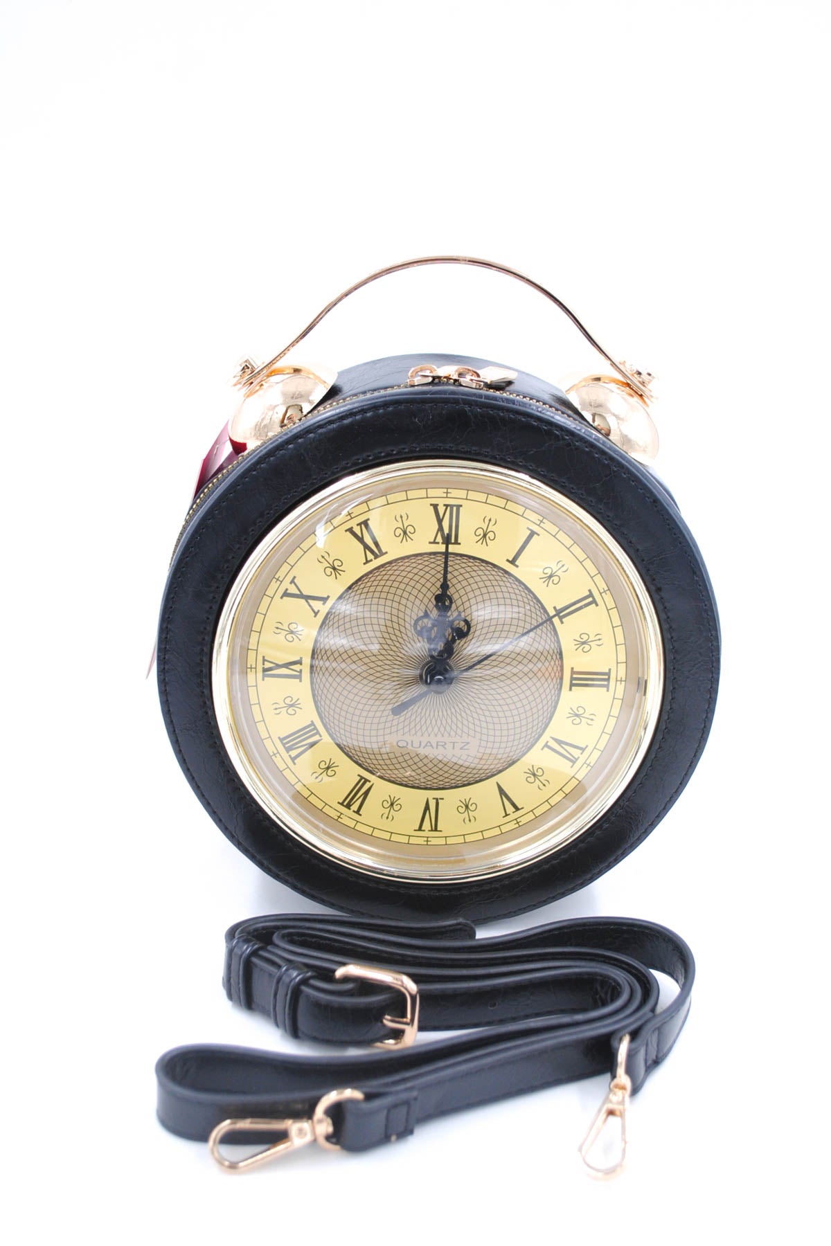 Sac à main horloge noir