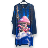 Robe de nuit en velours - Minnie champignons