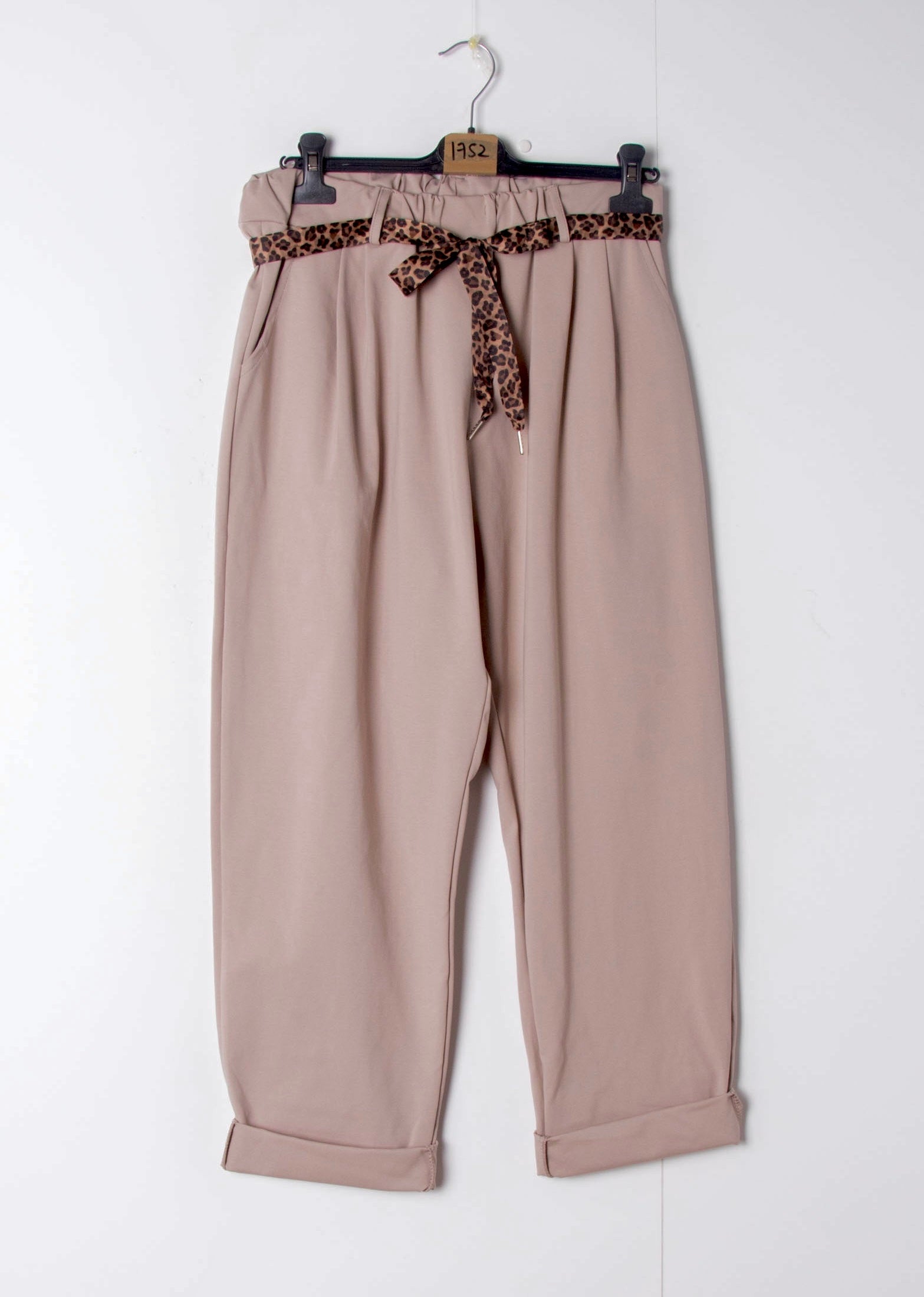 Pantalon Paperbag stretch