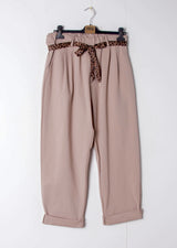 Pantalon Paperbag stretch