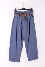 Pantalon Paperbag stretch