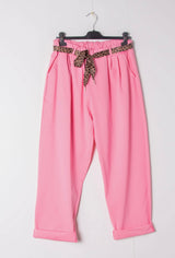 Pantalon Paperbag stretch