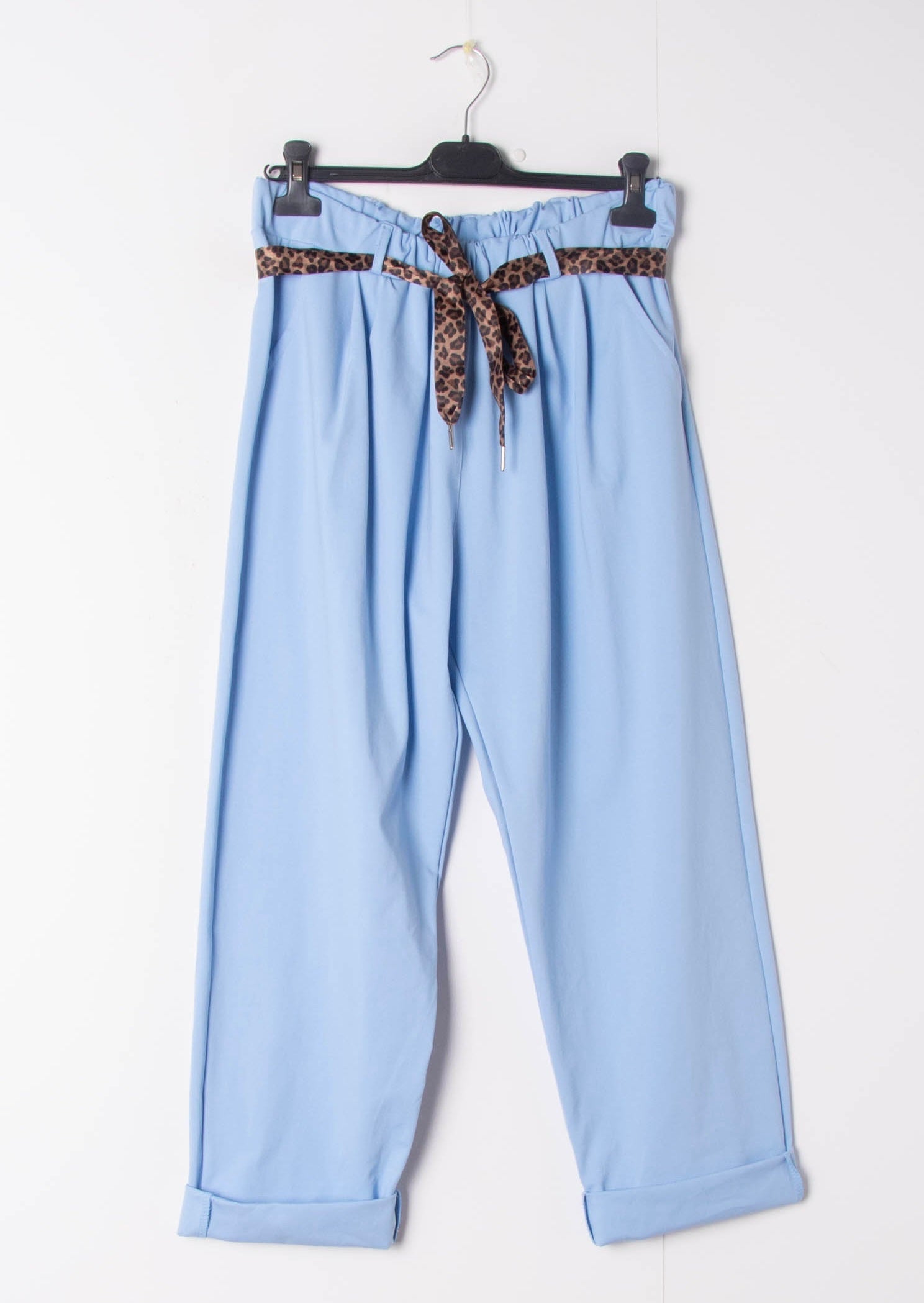 Pantalon Paperbag stretch