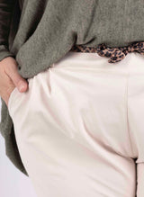 Pantalon Paperbag stretch