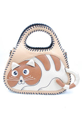 Sac à main chat