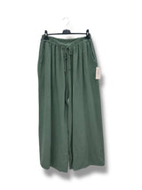 Pantalon fluide en gaze de coton